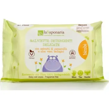 Dětský vlhčený ubrousek laSaponaria Dětské vlhčené hygienické ubrousky (20 ks)