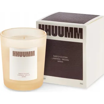 Svíčka Sójová vonná svíčka lawenda migdał myrth HHUUMM 1 ks