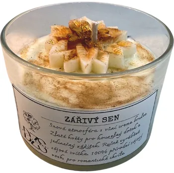 Svíčka Zářivý sen– Crème Brûlée