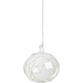 Vánoční dekorace Markslöjd Lina čirá LED skleněná baňka
