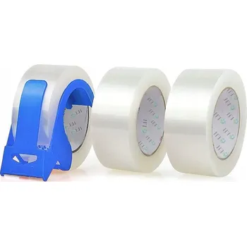 Lepicí páska Dyspenser pro balicí pásku GTP 50 mm žlutý plastový