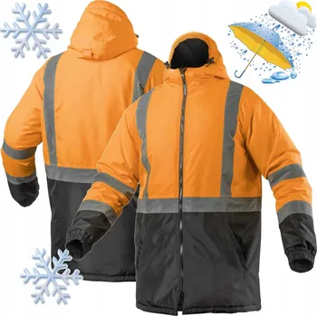 pracovní bunda HOGERT VÝSTRAŽNÁ ZATEPLENÁ ZIMNÍ BUNDA vel. 3XL