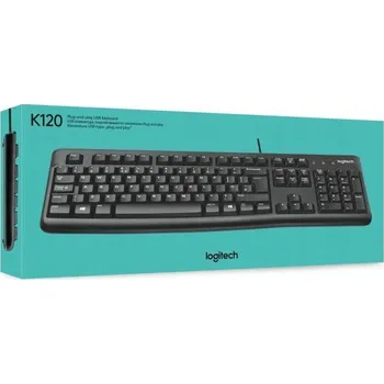 Klávesnice Klávesnice Logitech K120 Drátová USB 1,5m Černá