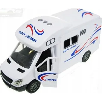 autíčko HRAČKA AUTÍČKO OBYTNÝ VŮZ (KAMPER) S POHONEM, SVĚTLO A ZVUK, 28 cm