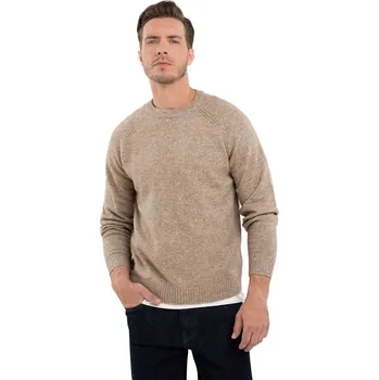 Pánský svetr Pánský svetr VOLCANO-S-CLIMB-102-BEIGE Béžová M