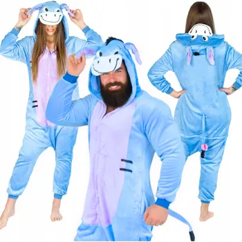 Podprsenka Onesies overal / onesie OSLÍK modrý velikost M