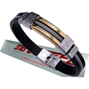 Náramek HEZKÝ PÁNSKÝ NÁRAMEK Z KAUČUKU - NOVÉ VZORY 2018