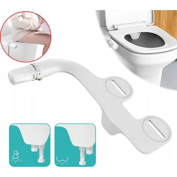 WC sedátko BIDETOVÉ SEDÁTKO NA WC MÍSU, MYCÍ NÁSTAVEC, BIDETOVÁ TRYSKA, OVLÁDÁNÍ VPRAVO