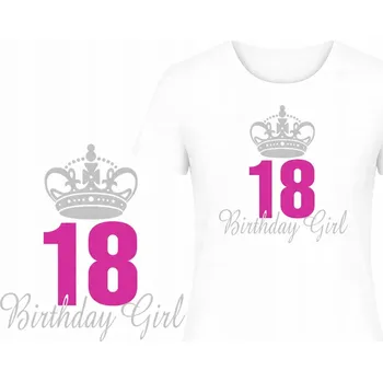 Dámské tričko Dámské tričko Tričko Super Potisk Osmnáctka Dárek 18. Narozeniny S