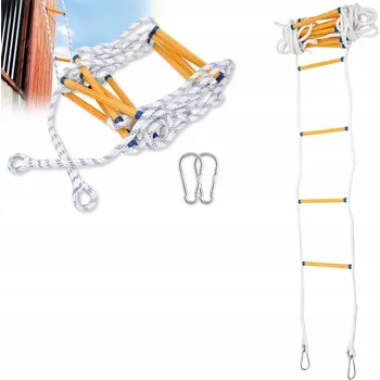 Žebřík 10m Žebřík s karabinou