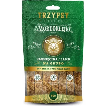 Pamlsek pro psa TRZYPSY MORDOKLEJKI S JEHNĚČÍM MASEM 80G