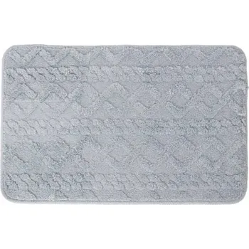 Koupelnová předložka KOUPELNOVÁ PŘEDLOŽKA PROTI SKLUZU MĚKKÁ NADÝCHANÁ modrá 45X75CM