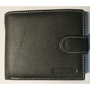 Baellerry peněženka z pravé lícové kůže černá - muž
