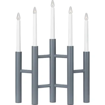 Svícen Markslöjd Cassiopeia šedý svícen