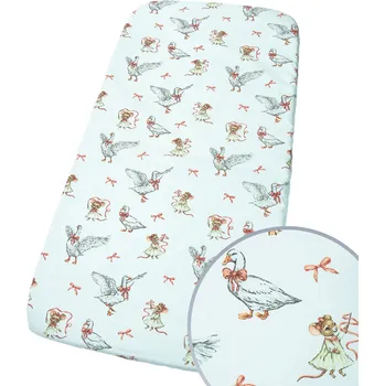 Prostěradlo PROSTĚRADLO 90x200 cm S GUMOU DO POSTELE BAVLNA Kerstin