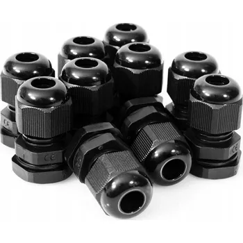 Kabelová průchodka Elpromet PG11 černá IP68 10 kusů