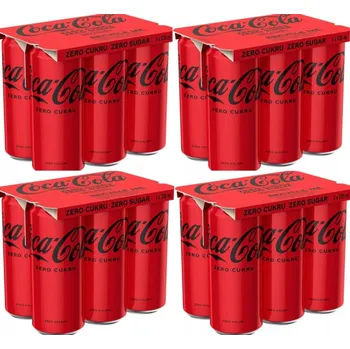 Limonáda Coca-Cola Zero cukru Sycený nápoj plechovka 6x 330 ml