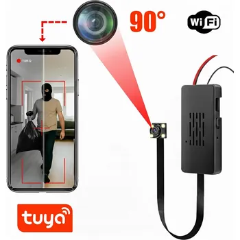 MINI ŠPIÓNÍ KAMERA PREMIUM SKRYTÁ NOČNÍ 90° WIFI DETEKCE POHYBU DIODY