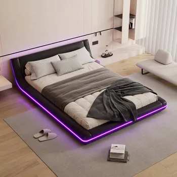 Postel Patrová postel Arhatreya moderní 140 x 200 cm černá