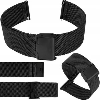 Řemínek na hodinky Řemínek ChronSmarta pro Garmin 20mm černý