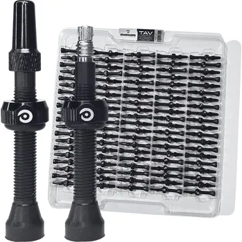 ventilky Bezdušové ventilky na kolo Momum Sada 2 TAV ventilků Hliníkové 44 mm