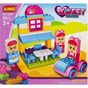 ostatní stavebnice STAVEBNICE CUKRÁRNA STAVEBNICE PRO HOLČIČKU 3+ 34 DÍLKŮ