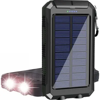 IP kamera POWERBANK SOLÁRNÍ NABÍJEČKA 30000mAh 2xUSB SVÍTILNA