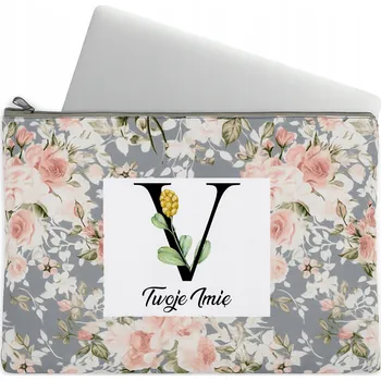 Pouzdro na mobilní telefon Pouzdro na Notebook / Tablet Obal Taška Květinový Monogram Iniciála V