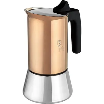Kávovar BERLINGERHAUS Konvice na espresso 9 šálků Rosegold Metallic Line BH-8550sleva