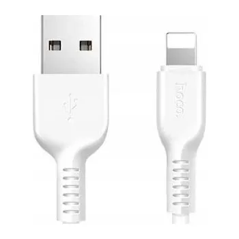 Datový kabel Kabel Hoco USB - Apple Lightning 1 m bílý