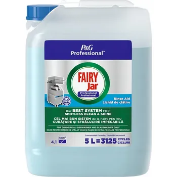 Mycí prostředek Fairy Jar Professional Leštidlo do myčky nádobí 5 l