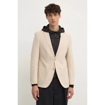 Dámské sako Sako Karl Lagerfeld béžová barva, 544035.155384 01X, vel. 52