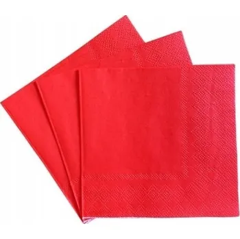 Papírový ubrousek UBROUSKY K NAROZENINÁM ČERVENÉ NAROZENINY 10 Ks