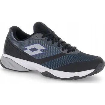 Pracovní obuv Pánské tenisové boty LOTTO MIRAGE 400 ALR MEN ČERNÁ/ŠEDÁ/ASFALT vel. 42,5