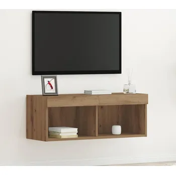 Obývací pokoj Sestava TV skříněk dub artisan 80 x 30 x 30 cm kompozitní dřevo
