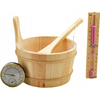 SAUNOVÁ SADA: VEDRO, VLHKOMĚR, PŘESÝPACÍ HODINY, MENTOL