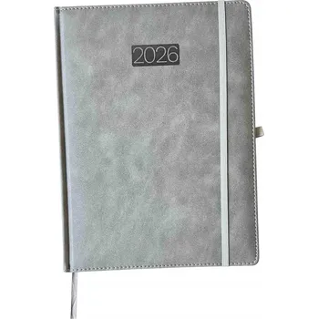 Kalendář Knižní kalendář 2026 A4 Avanti šedý