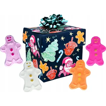 Kosmetická sada Bomb Cosmetics Holly Jolly Gift Pack Sada kosmetiky pro péči o tělo