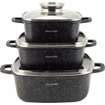 Hrnec Sada hrnců Kamille GR31 z hliníku 6 ks.