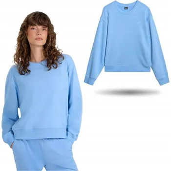 Dámská mikina TEPLÁKOVÁ MIKINA DÁMSKÁ 4F XS BEZ ZIPU BEZ KAPUCE TSWSF1765 SS25