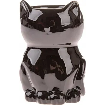 Aroma lampa Aromalampa vosk vonný olej, kočka, keramika