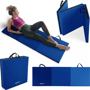 podložka na cvičení MATRACE GIMNASTICKÁ SKLÁDACÍ FITNESS JÓGA PODLOŽKA 180X60X5CM GYMTEK