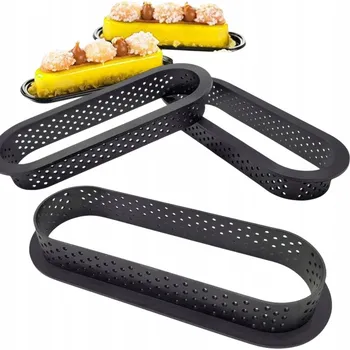 Forma na pečení Perforovaná forma, forma 12 cm, dortová forma, 8 ks