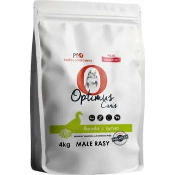 Krmivo pro psa Krmivo Optimus Canis Premium Dospělí psi malých plemen KACHNA S RÝŽÍ 4 kg