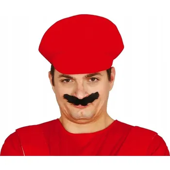 Čepice Čepice instalatér Mario červená