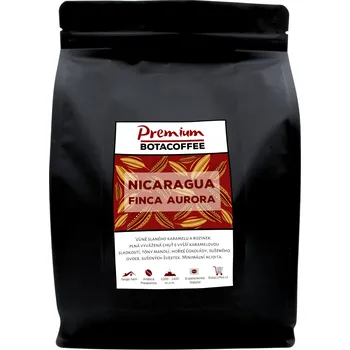Káva BotaCoffee Nicaragua Finca Aurora Velikost balení: 1 kg, Zrnkovou nebo mletou?: Zrnková káva Parainema, Experimental Natural, Rainforest Alliance Certified