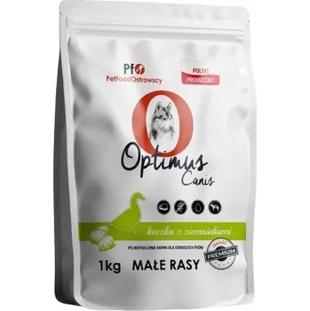 Krmivo pro psa Krmivo Optimus Canis Premium Dospělí psi malých plemen KACHNA S BRAMBORAMI 1 kg