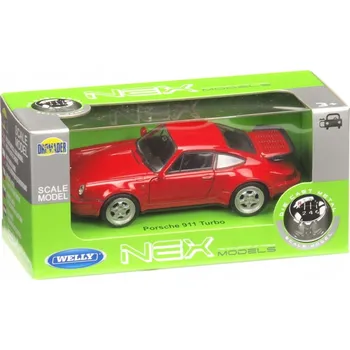 autíčko WELLY PORSCHE 911 964 TURBO 1:34 NOVÝ KOVOVÝ MODEL