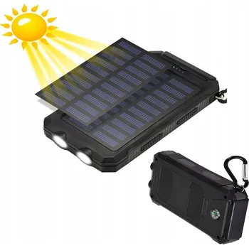 Powerbanka SOLÁRNÍ POWERBANKA NABÍJEČKA SVÍTILNA 10000mAh S KOMPASEM