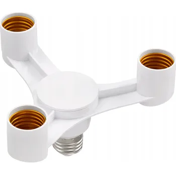 IP kamera Przejściówka Adapter Do LED E27 - 3xE27 Široký